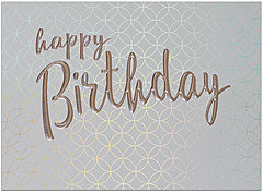 Select a verse or write your own. Patterned Birthday Card A9213S-4W